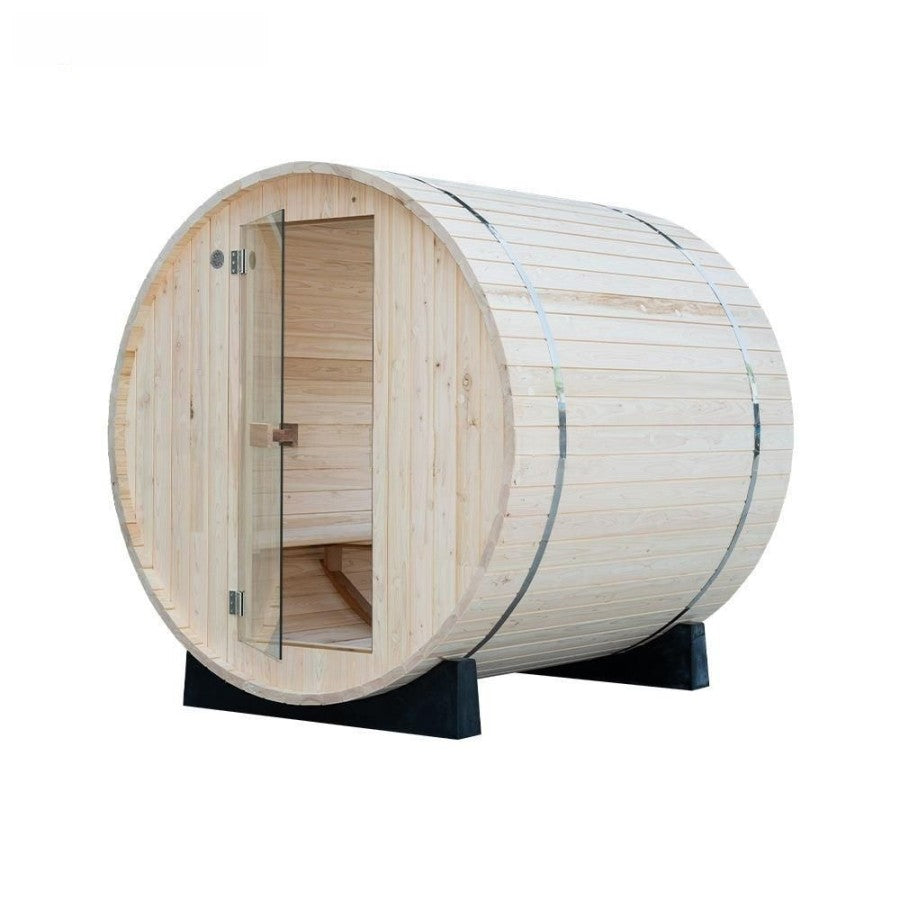 パノラマバレルサウナ、薪ストーブ付き 楽天市場】バレルサウナ 【パノラマタイプ、パイン材、直径