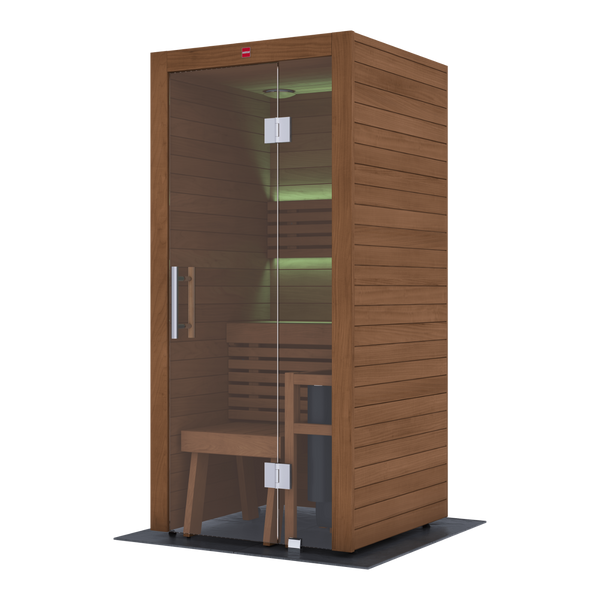 Harvia 屋内サウナ | SÖPÖ（ソポ） 0909PF | 1人用 | 電気ストーブ付き | 自宅サウナ