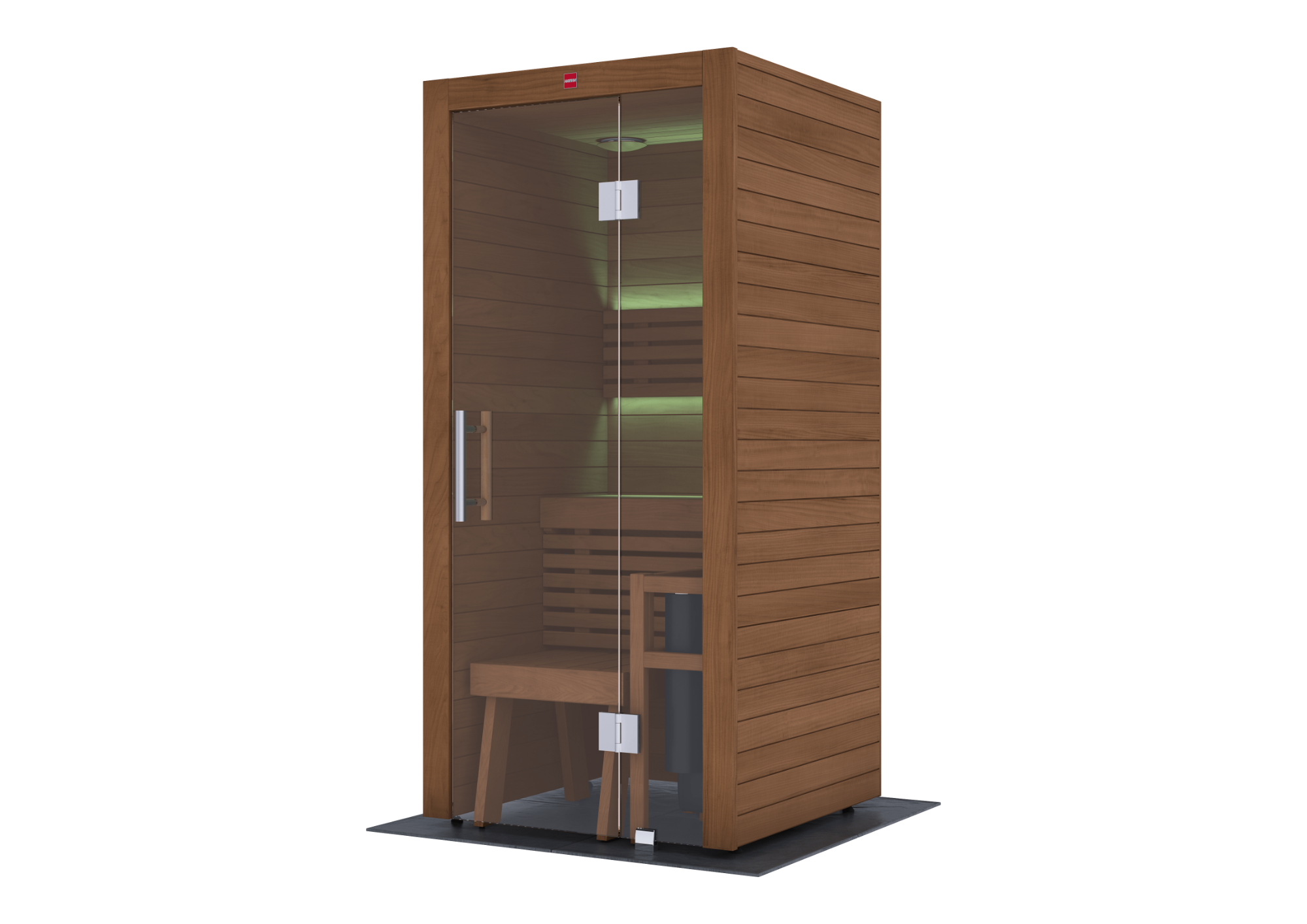 Harvia 屋内サウナ | SÖPÖ（ソポ） 0909PF | 1人用 | 電気ストーブ付き | 自宅サウナ