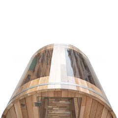 強化プラスチックを採用した大きなサンルーフ