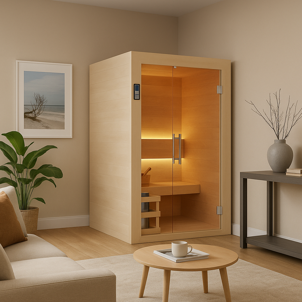 屋内サウナ | 1-2人用 | J-WSD-1904 | Bluetoothスピーカー搭載 | 自宅サウナ