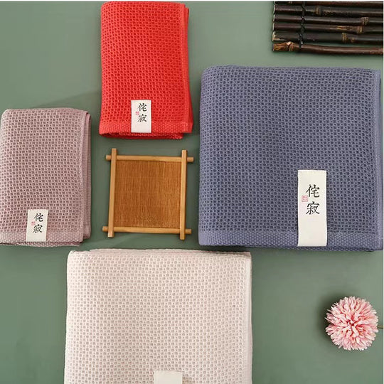 雪降るサウナセール ★ サウナ専用 WABISABI 侘寂 | 吸水速乾タオル | 軽量綿100% | 4色