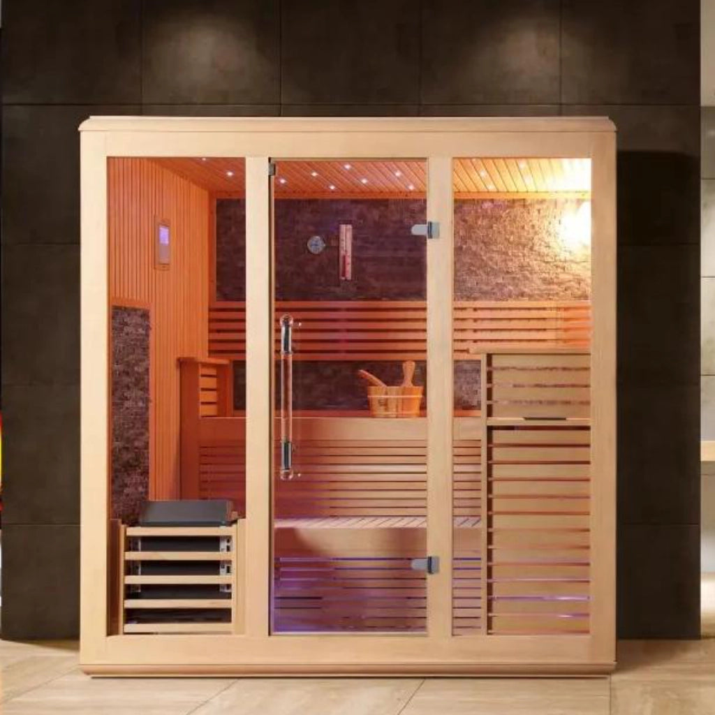 屋内サウナ | 3-4人用 | J-WSD-1212 | Bluetoothスピーカー搭載 | 自宅サウナ