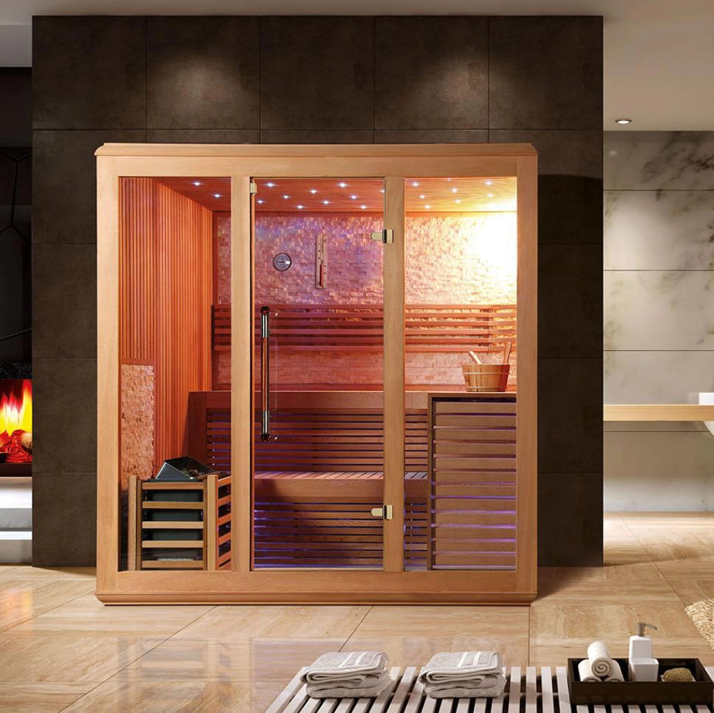 屋内サウナ | 3-4人用 | J-WSD-1222 | Bluetoothスピーカー搭載 | 自宅サウナ