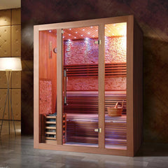 屋内サウナ | 3-4人用 | J-WSD-1235 | Bluetoothスピーカー搭載 | 自宅サウナ