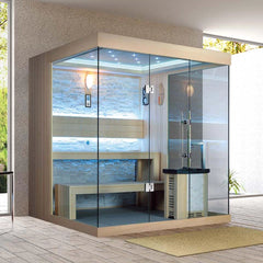 屋内サウナ | 3-4人用 | J-WSD-1250 | Bluetoothスピーカー搭載 | 自宅サウナ