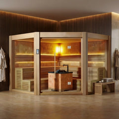 屋内サウナ | 4-6人用 | J-WSD-1501 | Bluetoothスピーカー搭載 | 自宅サウナ | 業務用サウナ