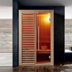 屋内サウナ | 1-2人用 | J-WSD-1508 | Bluetoothスピーカー搭載 | 自宅サウナ