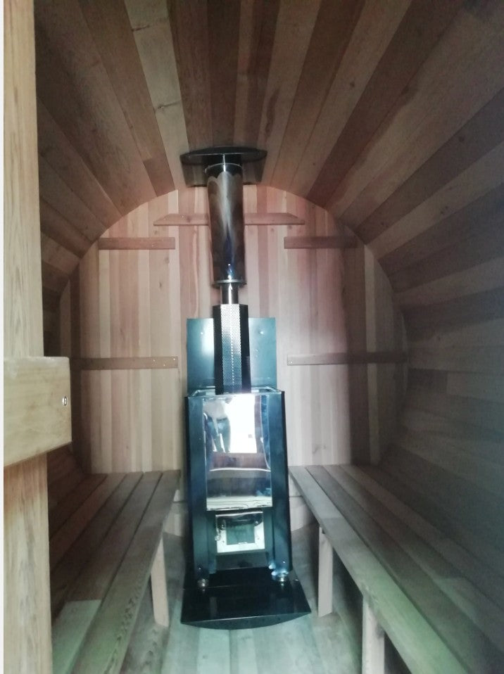 ID10K バレルサウナ 天井 対応 薪ストーブ | 4人用相当 | ロウリュ対応 | サウナストーブ | 薪ストーブ