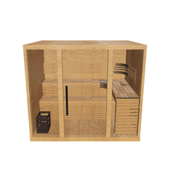屋内サウナ | 3-4人用 | J-WSD-1222 | Bluetoothスピーカー搭載 | 自宅サウナ