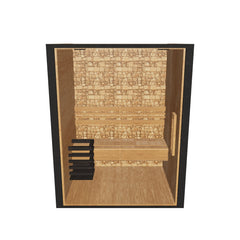 屋内サウナ | 1~2人用 | J-WSD-1408 | Bluetoothスピーカー搭載 | 自宅サウナ