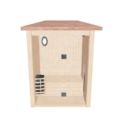 屋外サウナ | オープンスカイサウナ | 2人用 | J-WSD-1818LT | Bluetoothスピーカー | 自宅サウナ