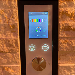 室内のライト設定もデジタルパネルで一括制御