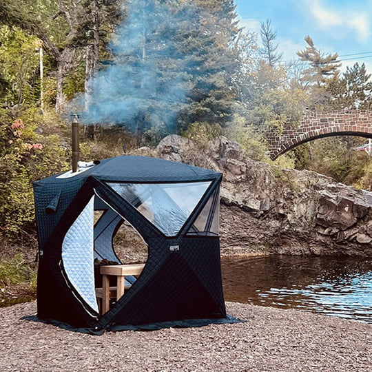 idetoxテントサウナ | IDO-TB20 | 最大4人 | 3つのウィンドウタイプ | 5色