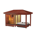 ガーデンサウナ 2人用 リゾート 別荘 デザイン 屋外 モデル GARDEN SAUNA シャワー付