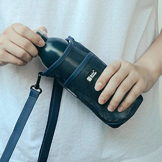 ボトルカバー | メッシュポケット付き | ポリエステル製 | 550ml-750mlボトル対応