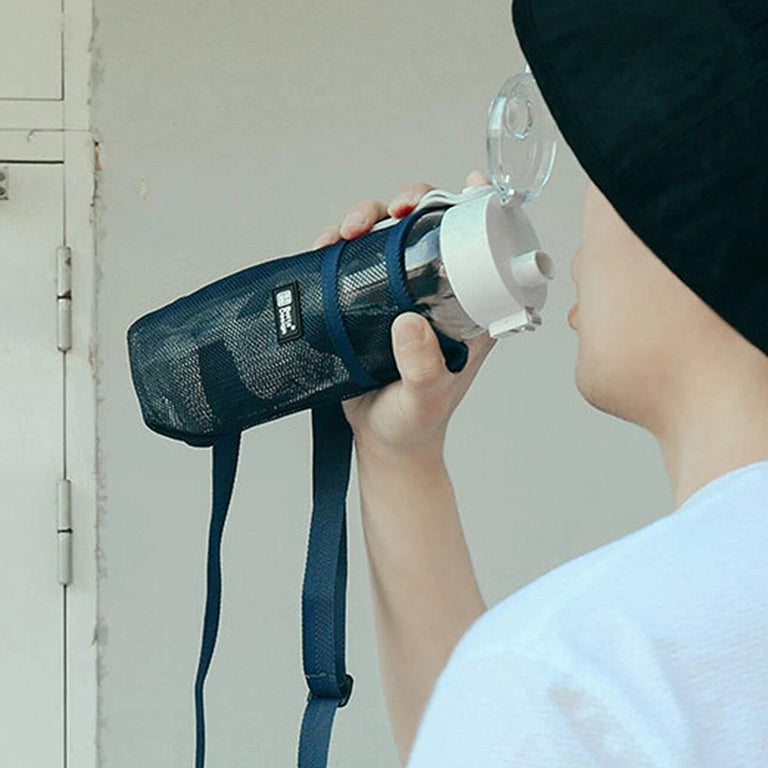 ボトルカバー | メッシュポケット付き | ポリエステル製 | 550ml-750mlボトル対応