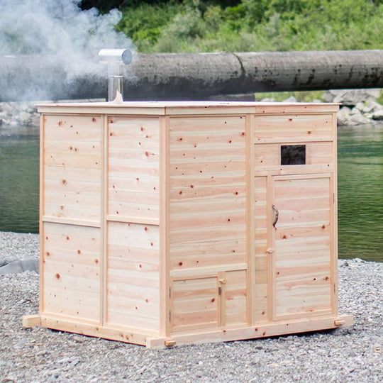 移動式サウナ | 四万十OUCHIサウナ｜薪ストーブサウナ | 4人用