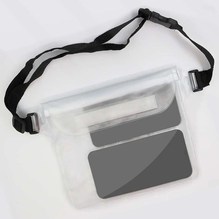 【アウトドアサウナの貴重品入れに】ウエストポーチ 防水 スマホ